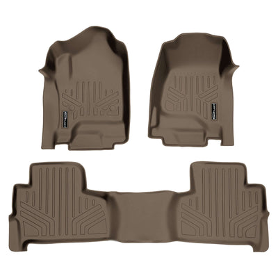 Smart Trim™ Custom Fit Floor Liners For 2015-2020 Chevrolet Tahoe / GMC Yukon With 2nd Row Bucket Seats