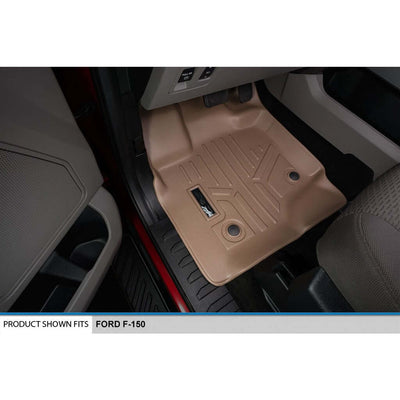 SMARTLINER Floor Liners for 2021-2025 Ford F-150 Hybrid SuperCrew Cab (1st Row Bucket)