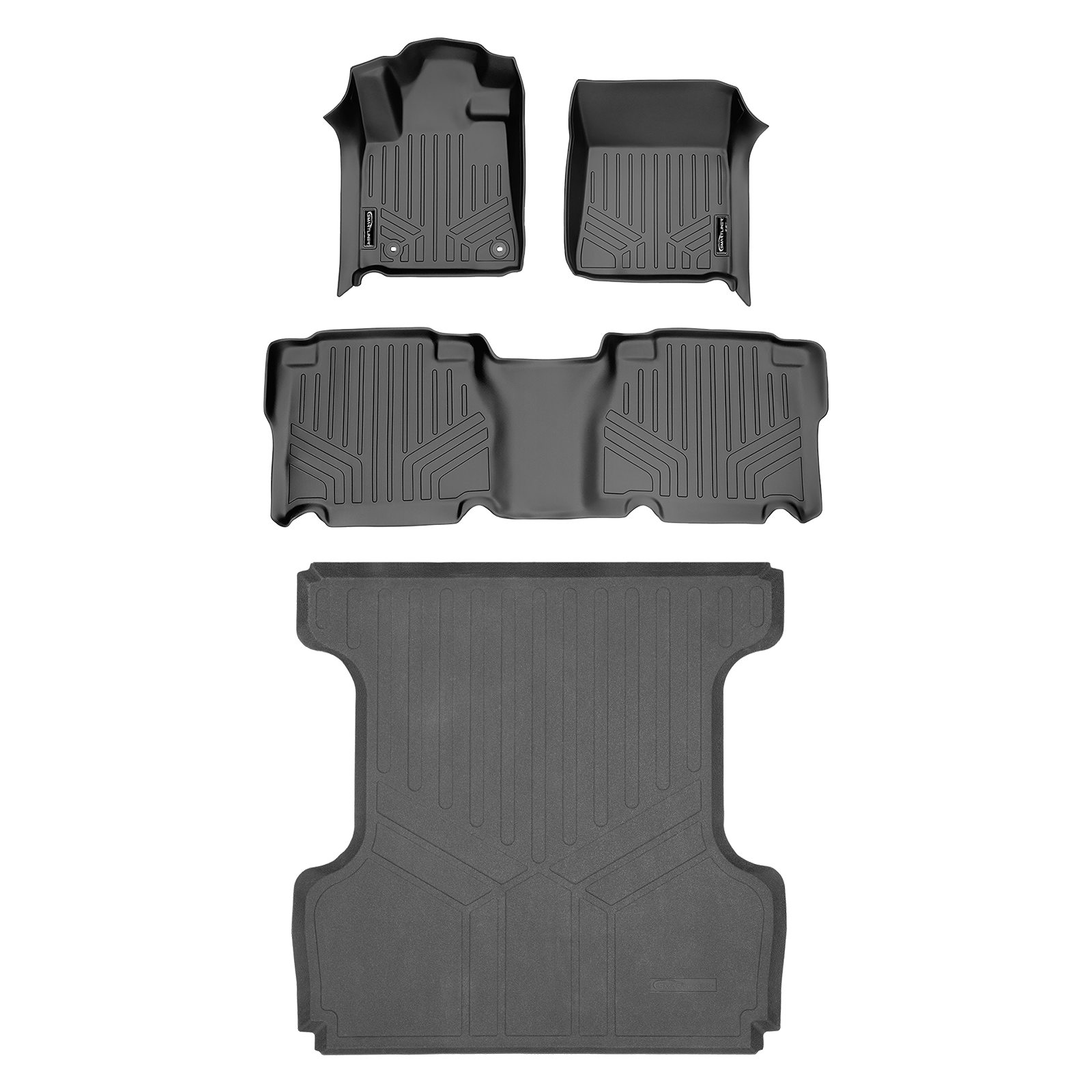 SMARTLINER Custom Fit Floor Liners For 2012-2013 Toyota Tundra CrewMax Cab
