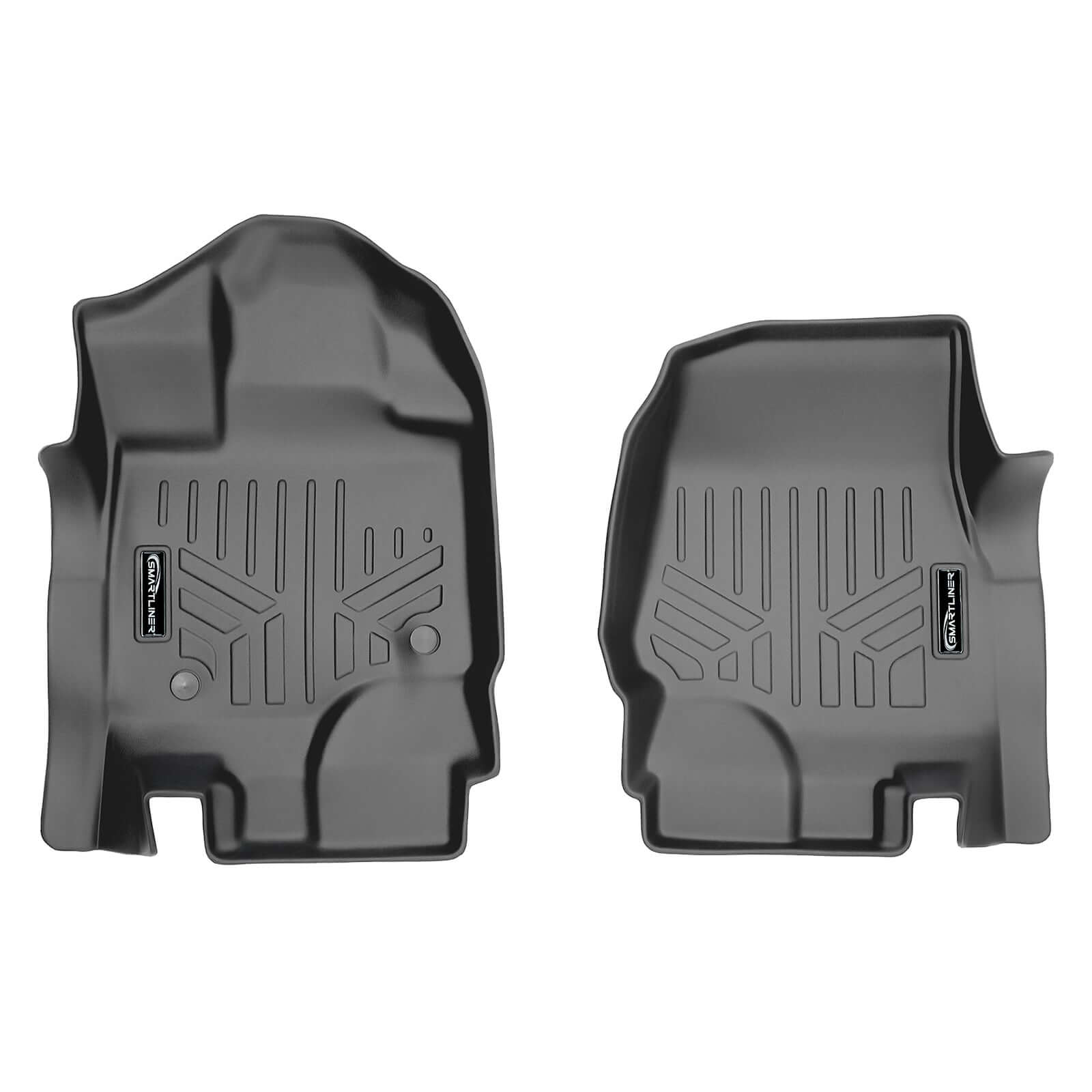 SmartCoverage™ Floor Liners For 2015-2026 Ford F-150 SuperCrew Cab with 1st Row Bench (No OTH) Vinyl with 2nd Rear Underseat Storage