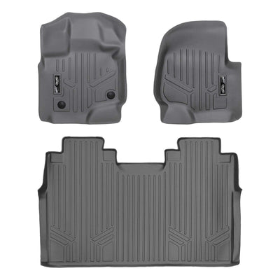 SmartCoverage™ Floor Liners For 2015-2026 Ford F-150 SuperCrew Cab (1st Row Bench) (No OTH and no 2nd Row Underseat Storage) Vinyl