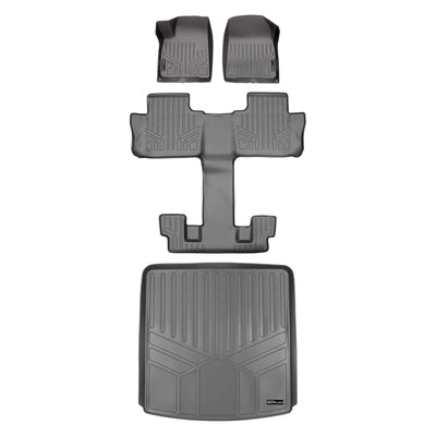 SMARTLINER Floor Liners for Black for 2020-2025 Cadillac XT6
