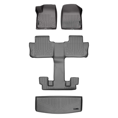 SMARTLINER Floor Liners for Black for 2020-2025 Cadillac XT6