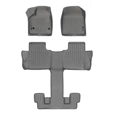 SMARTLINER Floor Liners for 2017-2023 GMC Acadia (2nd Row Bucket)