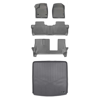 SMARTLINER Floor Liners for 2017-2023 GMC Acadia (7 Passenger)