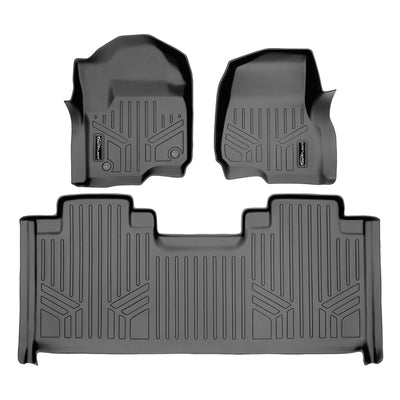 SMARTLINER Floor Liners for 2017-2026 Ford F-250/F-350 SuperCab (1st Row Bucket)