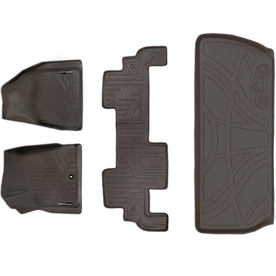 SMARTLINER Floor Liners for Traverse/Enclave/Acadia/Outlook ((2nd Row Bench))