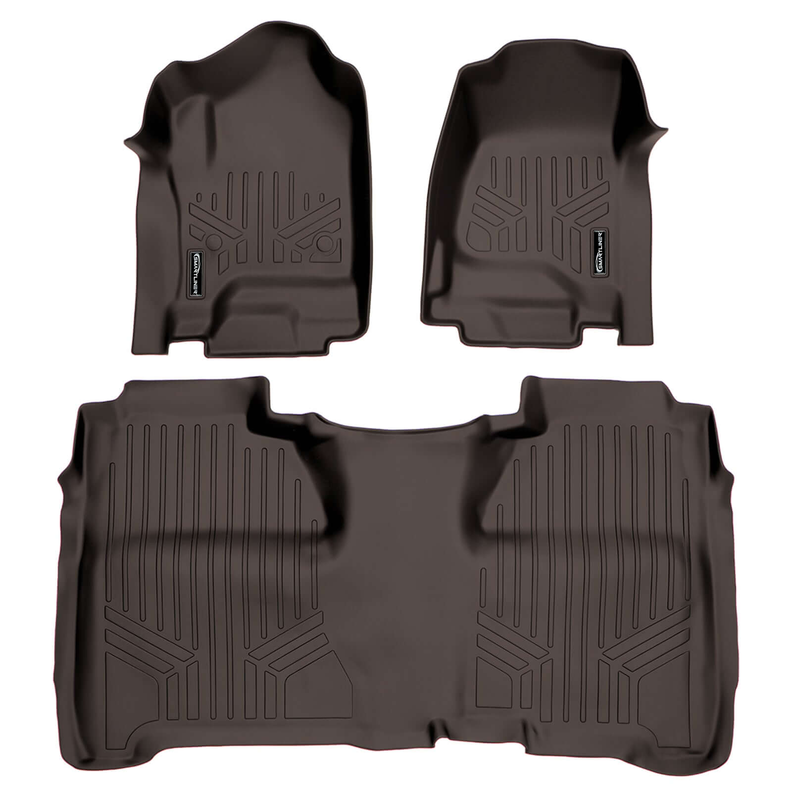 SmartCoverage™ Floor Liners For Crew Cab 2014-2018 Silverado/Sierra 1500 - 2015-2021 2500/3500 HD