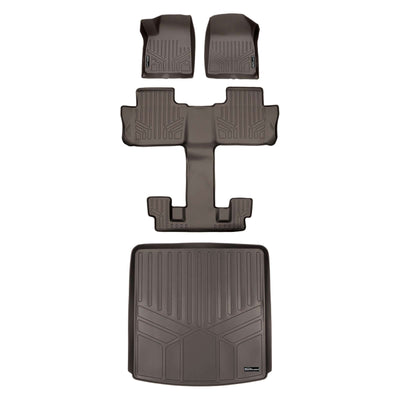 SMARTLINER Floor Liners for Black for 2020-2025 Cadillac XT6