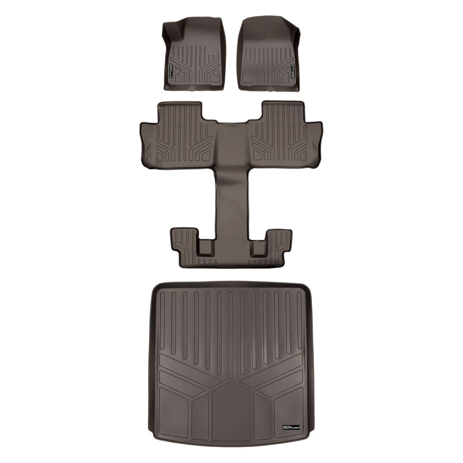SMARTLINER Floor Liners for 2017-2023 GMC Acadia (6Passenger)