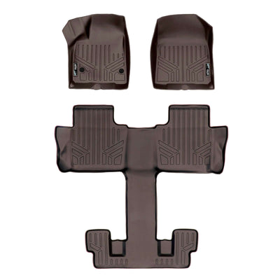 SMARTLINER Floor Liners for 2017-2023 GMC Acadia (2nd Row Bucket)