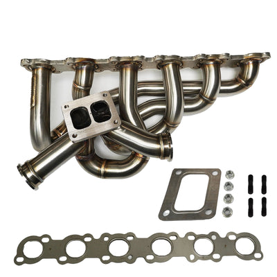 RB20 RB25 RB26 DET T4 Top Mount Turbo Manifold For Nissan GTR R32 R33 R34 44mm