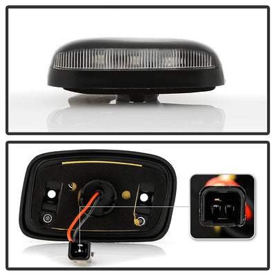 SPYDER Xtune Chevy Silverado 07-13 Amber LED Cab Roof Lights Clear ACC-LED-CS07-CR-C 9924606
