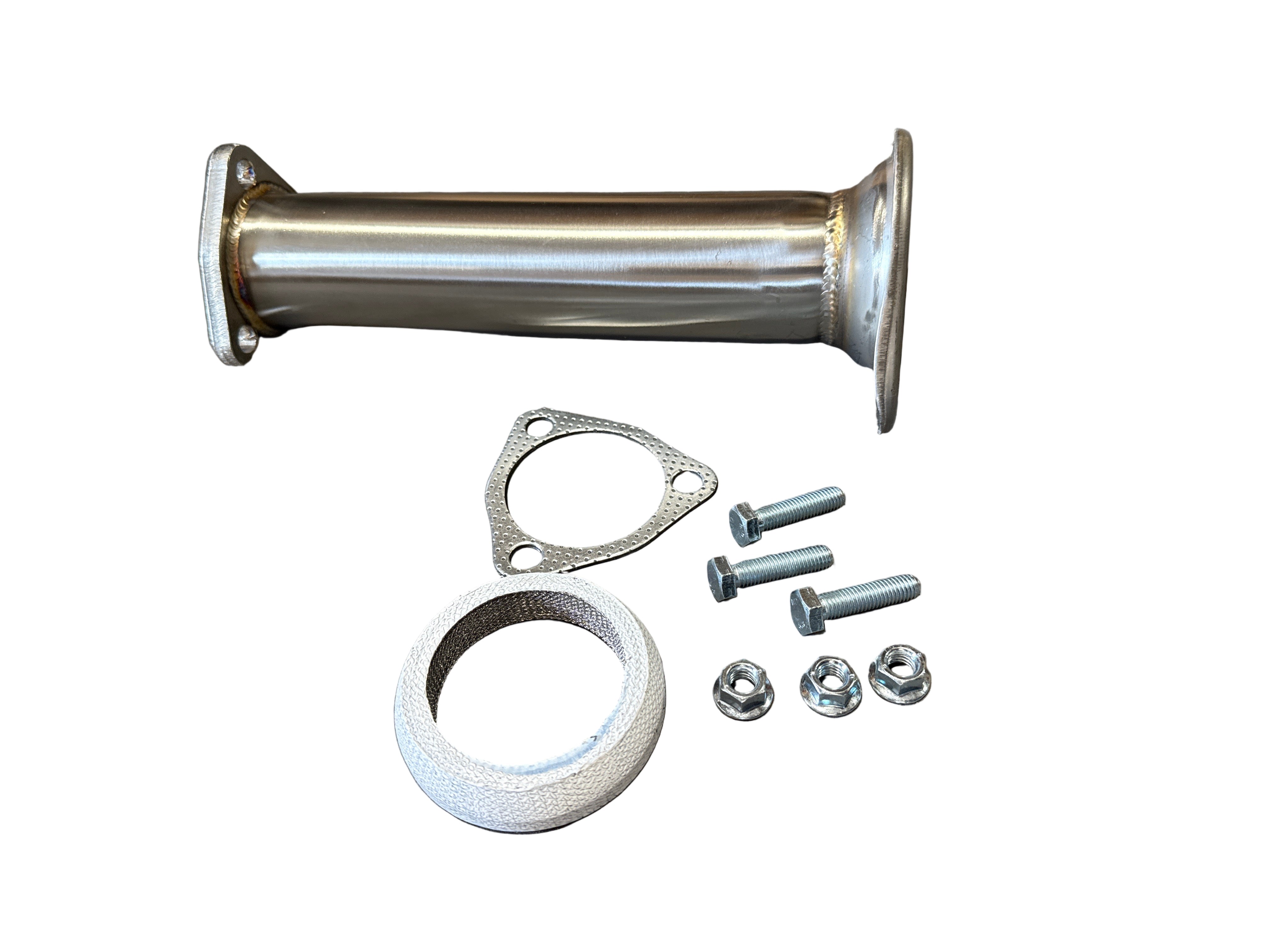 SPDZ1 96-00 Honda Civic EK9 test pipe Straight Flow with 2.5” Donut Gasket and Flange