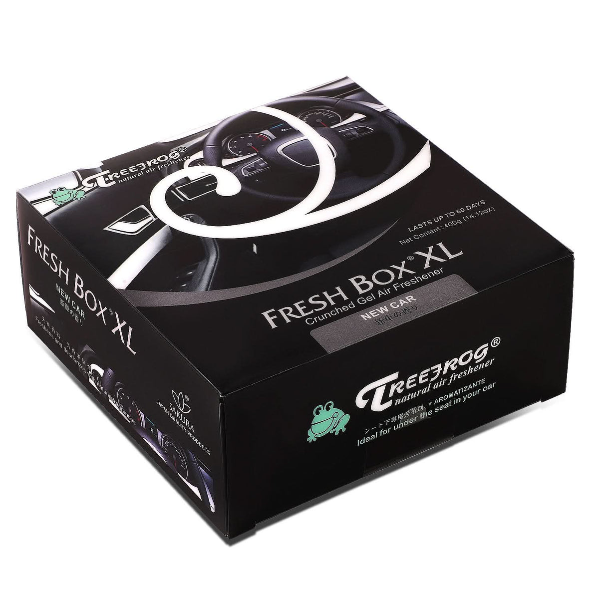 Tree Frog Fresh Box XL Air Freshener 400g New Car Scent