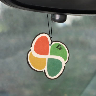 Tree Frog Lucky Leaf Koreisha New Car Air Freshener 72mm x 78mm
