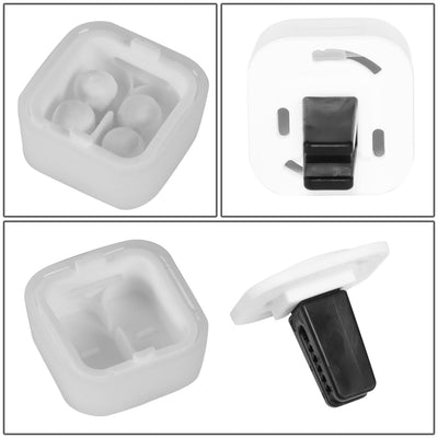 DIAX Poppy Fragrance Ball A/C Vent Clip Air Freshener - White Musk