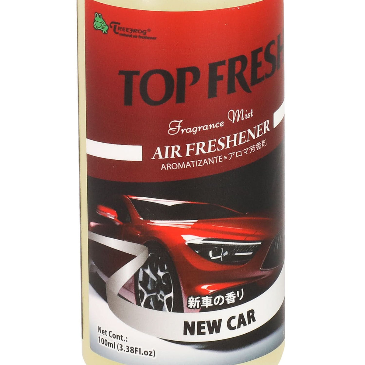 TreeFrog Top Fresh New Car Air Freshener 3.0 OZ Liquid Spray Mist