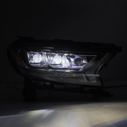AlphaRex 19-22 Ford Ranger NOVA-Series LED Projector Headlights Alpha-Black