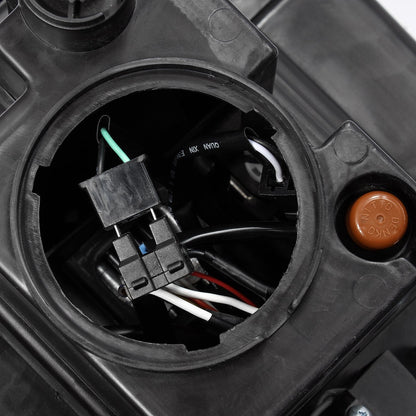 AlphaRex 14-18 GMC Sierra LUXX-Series LED Projector Headlights Black