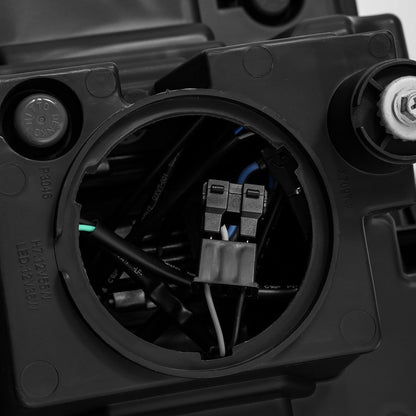 AlphaRex 14-18 GMC Sierra LUXX-Series LED Projector Headlights Alpha-Black