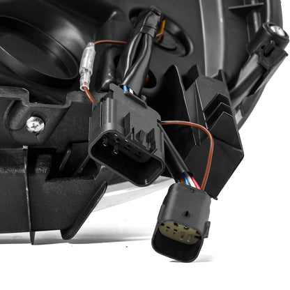 AlphaRex 14-18 GMC Sierra LUXX-Series LED Projector Headlights Alpha-Black