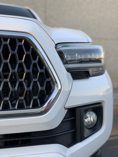 AlphaRex 16-23 Toyota Tacoma NOVA-Series LED Projector Headlights Alpha-Black