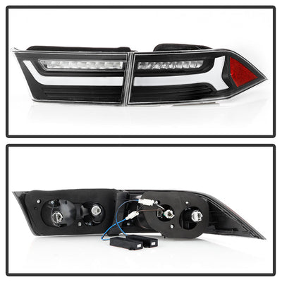 SPYDER 06-08 Acura TSX Light Bar LED Tail Lights - Black 9047510