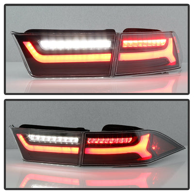SPYDER 06-08 Acura TSX Light Bar LED Tail Lights - Black 9047510