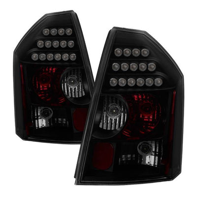 SPYDER xTune 05-07 Chrysler 300C LED Tail Lights - Black Smoke (ALT-JH-C300C05-LED-BSM) 9036897