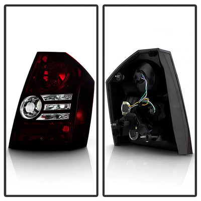SPYDER Xtune Chrysler 300 2008-2010 OEM Style Tail Lights -Red Smoked ALT-JH-C308-OE-RSM 9033834