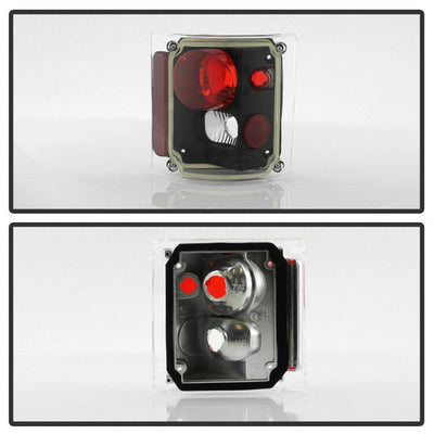 SPYDER xTune Chevy Suburban 73-91 Euro Style Tail Lights - Black ALT-JH-CCK73-BK 9036514