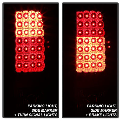 SPYDER xTune 00-06 Chevy Suburban/Tahoe Euro Style Tail Lights - Black Smoke (ALT-JH-CD00-LED-BSM) 9037047