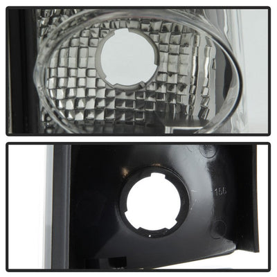 SPYDER xTune Chevy Express Van 03-08 / GMC Savana 03-08 Euro Style Tail Lights -Black ALT-JH-CEXP03-BK 9036538
