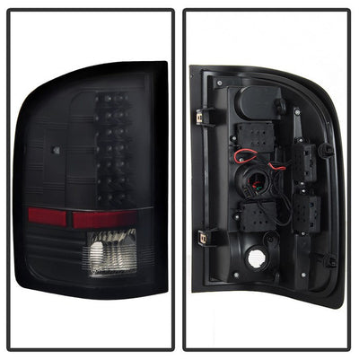 SPYDER Xtune Chevy Silverado 07-13 LED Tail Lights Black ALT-JH-CS07-LED-BK 5073716