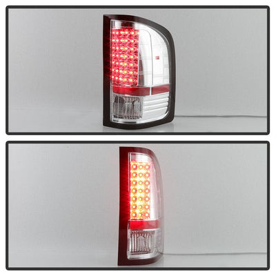 SPYDER Xtune Chevy Silverado 07-13 LED Tail Lights Chrome ALT-JH-CS07-LED-C 5073709