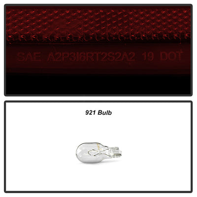 SPYDER 19-20 Chevy Silverado (For Factory Halogen Models) Light Bar LED Tail Light - Red Smoked 9050541