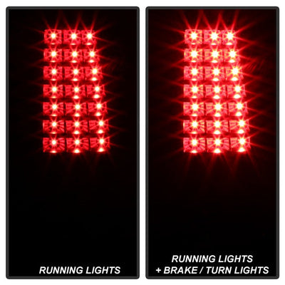 SPYDER xTune 03-06 Chevrolet Silverado 1500 LED Tail Lights - Black (ALT-JH-CSIL03-LED-BK) 9037634