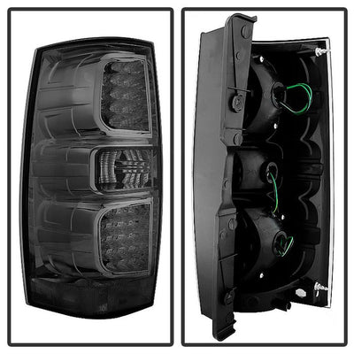 SPYDER Xtune Chevy Suburban/GMC Yukon/Yukon Denali 07-14 LED Tail Lights Smoked ALT-JH-CSUB07-LED-G2-SM 9033933
