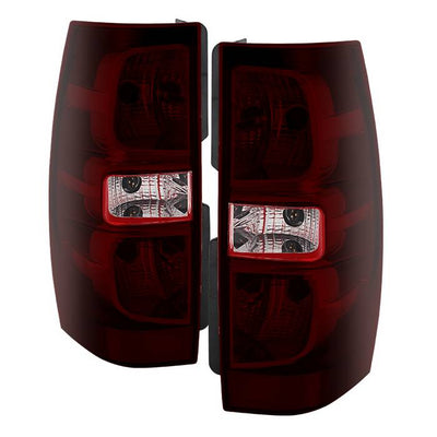 SPYDER Xtune Chevy Suburban 07-13 OEM Style Tail Lights Red Smoked ALT-JH-CSUB07-OE-RSM 9030222