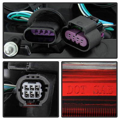 SPYDER xTune 11-18 Dodge Grand Caravan Passenger Side LED Tail Light Only (ALT-JH-DGC11-OE-R) 9046315