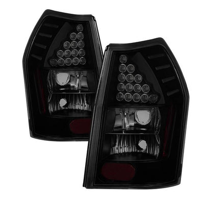 SPYDER xTune Dodge Magnum 05-08 LED Tail Lights - Black Smoked ALT-JH-DMAG05-LED-BSM 9036576
