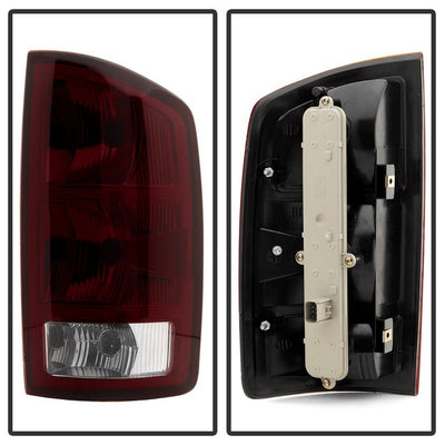 SPYDER Xtune Dodge Ram 1500 02-06 / Ram 2500 3500 03-06 OEM Style Tail Lights Red Smoked ALT-JH-DR02-OE-RSM 9033551