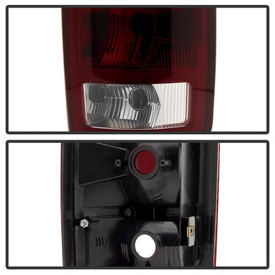 SPYDER Xtune Dodge Ram 1500 02-06 / Ram 2500 3500 03-06 OEM Style Tail Lights Red Smoked ALT-JH-DR02-OE-RSM 9033551