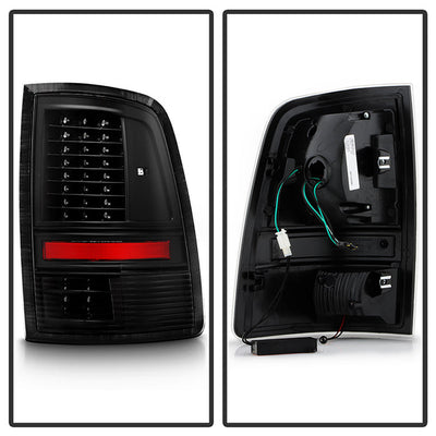 SPYDER xTune Dodge Ram 1500 09-14 - Incandescent Only C Shape LED Tail Lights- Black ALT-JH-DR09-LED-CS-BK 9036378