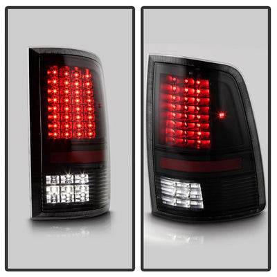 SPYDER xTune Dodge Ram 1500 09-14 - Incandescent Only C Shape LED Tail Lights- Black ALT-JH-DR09-LED-CS-BK 9036378