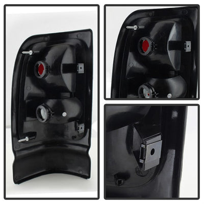 SPYDER Xtune Dodge Ram 1500 94-01 (Not Sport Package) Tail Lights Red Smoked ALT-JH-DR94-OE-RSM 9029813