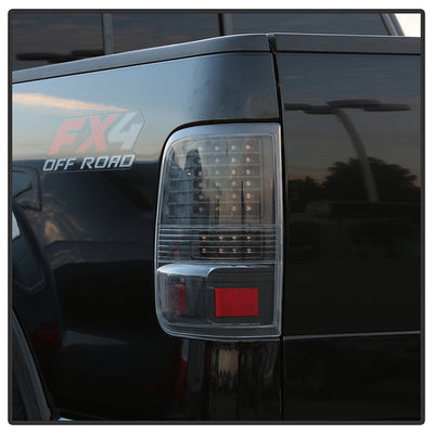 SPYDER Xtune Ford F150 Styleside 04-08 LED Tail Lights Black ALT-JH-FF15004-LED-G2-BK 9034879