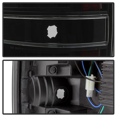 SPYDER xTune 09-14 Ford F-150 Light Bar LED Tail Lights - Black Smoke (ALT-JH-FF15009-LBLED-BSM) 9042195