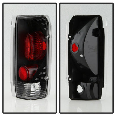 SPYDER xTune 87-96 Ford F-150 Euro Style Tail Lights - Black (ALT-JH-FF15089-BK) 9036972